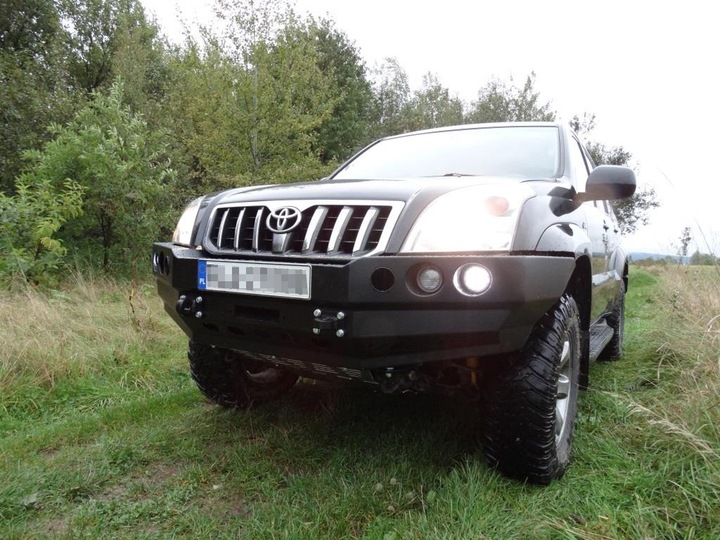 фото №7, Бампер перед toyota land cruiser 120 стальной 4x4