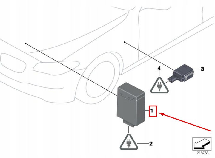 фото №4, Bmw 7 f01, f02 паркування асистент контроль module 66336873360 6873360 оригінал