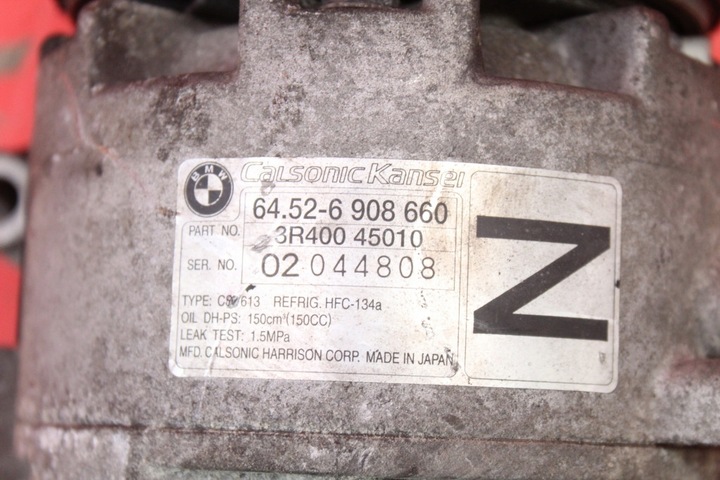 фото №5, Компрессор насос кондиционера 6908660 bmw e46 2.0i 143 km 01-06