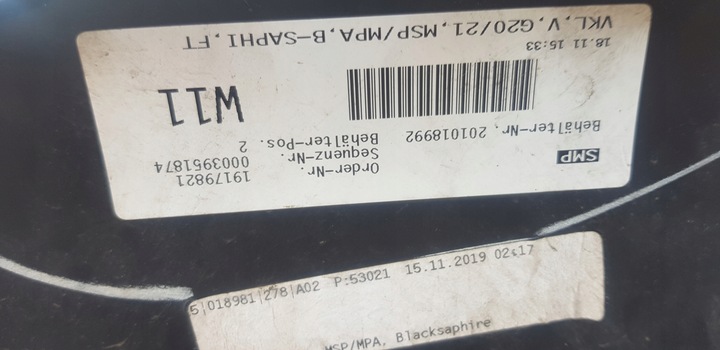 фото №8, Бампер переднє bmw g20 m набір