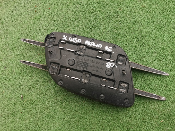 фото №6, Mercedes sl w230 решётка планка крыльев правого перед передней