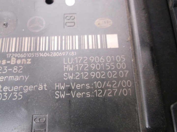 фото №5, Mercedes slk w172 модуль keyless