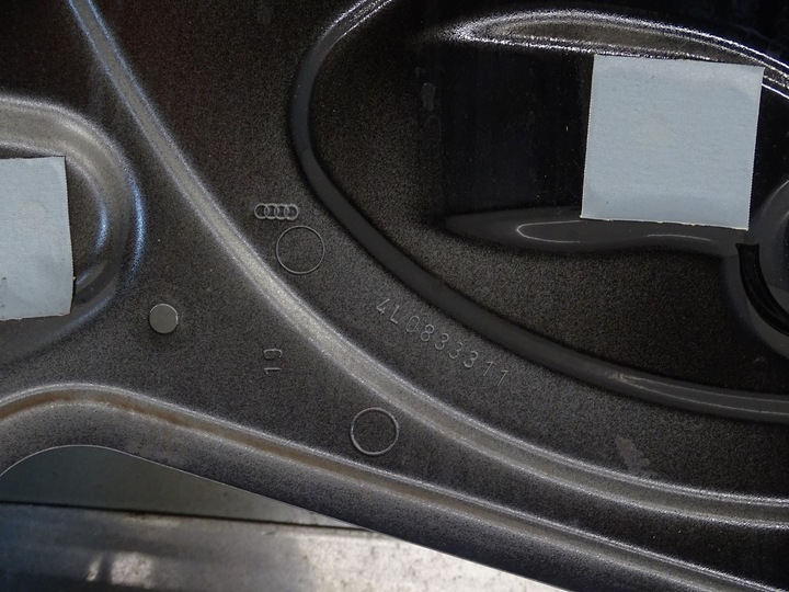 фото №16, Дверь левый зад левая задние audi q7 4l рестайлинг чёрные l041