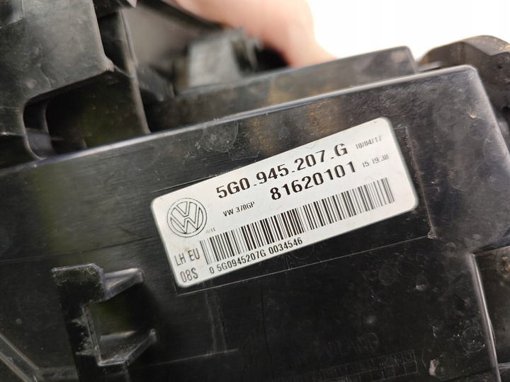 фото №14, Vw golf vii рестайлинг hb gti лампа led левый зад задняя 5g0945207g