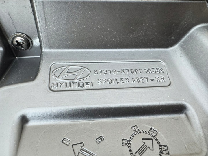 фото №15, Hyundai i10 3 iii 19r- спойлер спойлер крышки багажника зад 87210-k7000