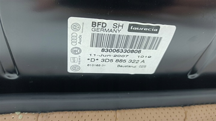 фото №12, Сидіння сидіння сидіння комплект vw phaeton 3d 02-10 3.0 tdi v6 3d0885032