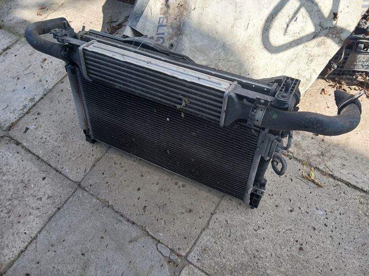 фото №3, Радіаторів води кондиціонера інтеркулер вентилятор corsa d meriva 1.3 cdti