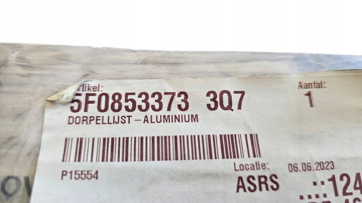 фото №10, Молдинг хром пороговая накладка порога seat leon iii fr 5f0853373 оригинал новая