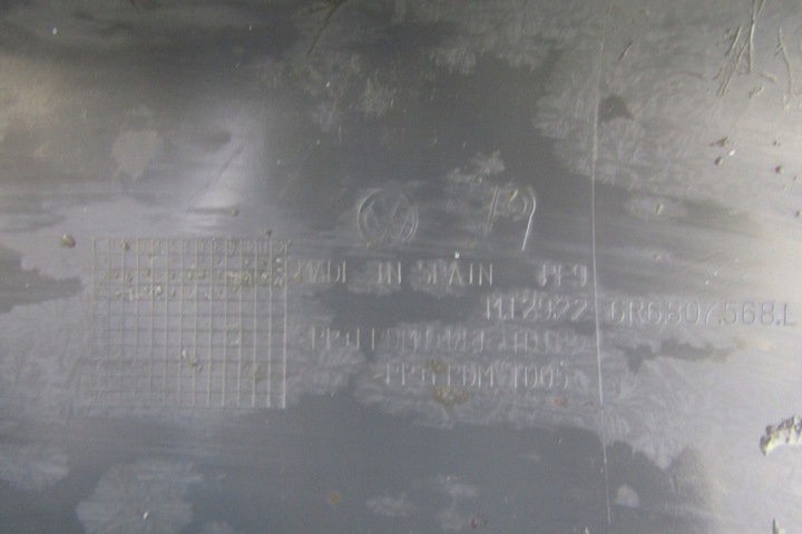 фото №7, Спойлер накладка дифузор бампер зад vw polo v 5 6r r line 09-