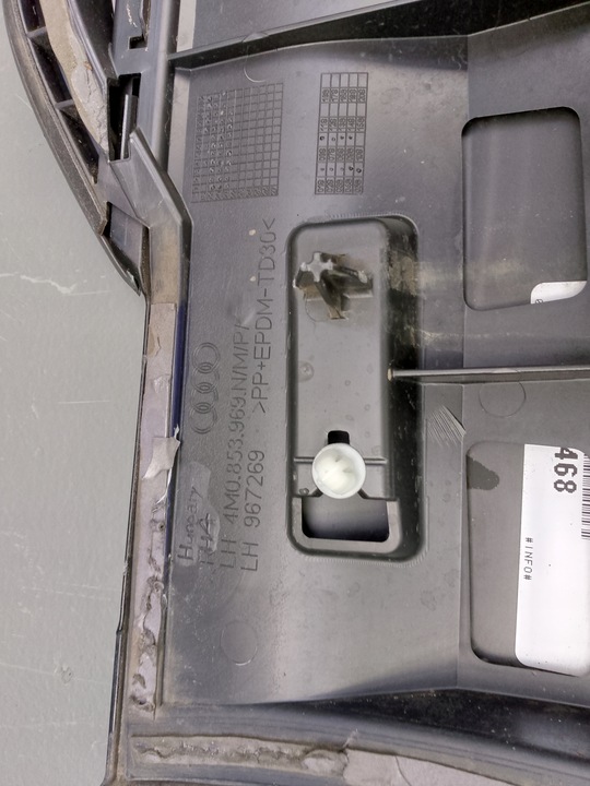 фото №14, Audi q7 ii 2015- планка na дверь левый перед 4m0853959b =