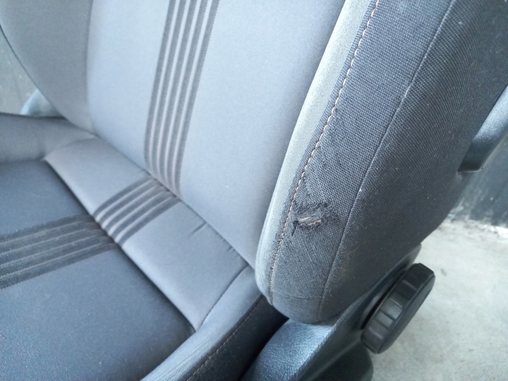 фото №6, Сидіння лівий перед переднє водія vw golf vii 7 mk7 велюровий 5d матеріал