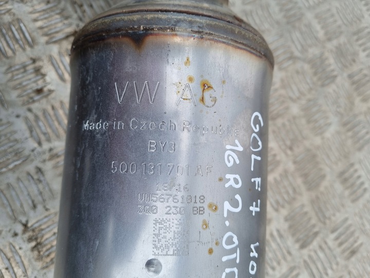 фото №6, Golf vii 7 2.0 tdi універсал каталізатор 5q0131701af