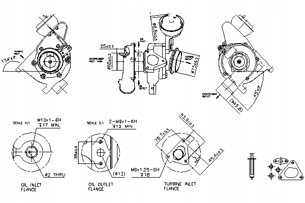фото №2, Турбонагнетатель mercedes sprinter 3.5-t b906 sprinter 3-t b906