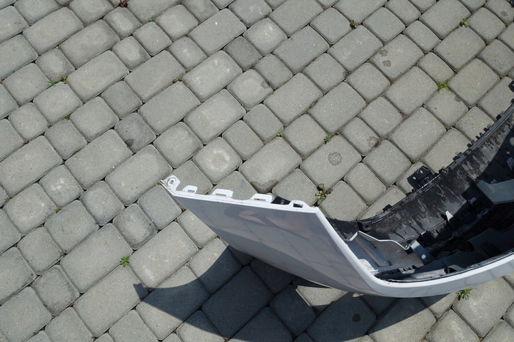 фото №10, Seat ibiza iv рестайлінг бампер переднє білий bez отворів