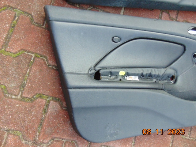 фото №9, Bmw 3 e46 купе cabrio боковина кожаный обивка дверь перед кожа чёрный