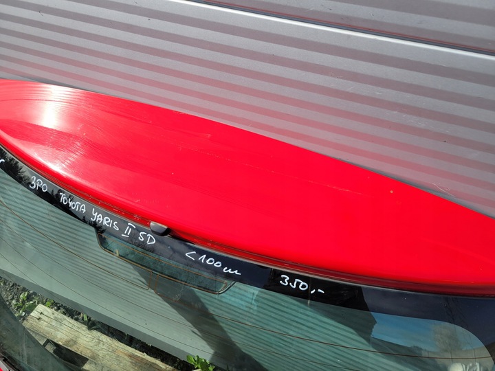 фото №7, Toyota yaris ii 5d 09r крышка багажника
