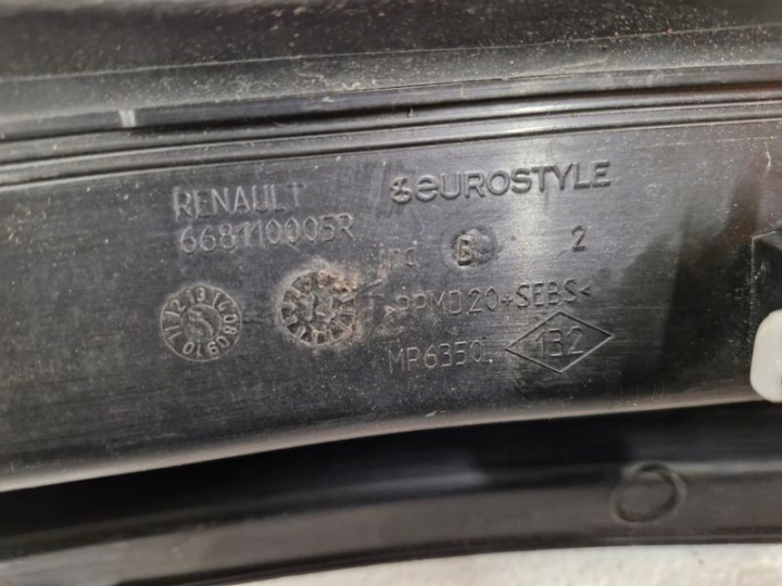 фото №10, Renault scenic iii 3 рестайлинг панель под лобовым стеклом верхний 668110005r