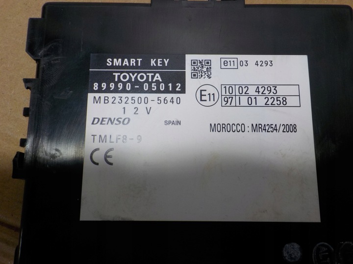 фото №5, Toyota avensis t27 2011r. 2.0 d4d модуль smart key 89990-05012