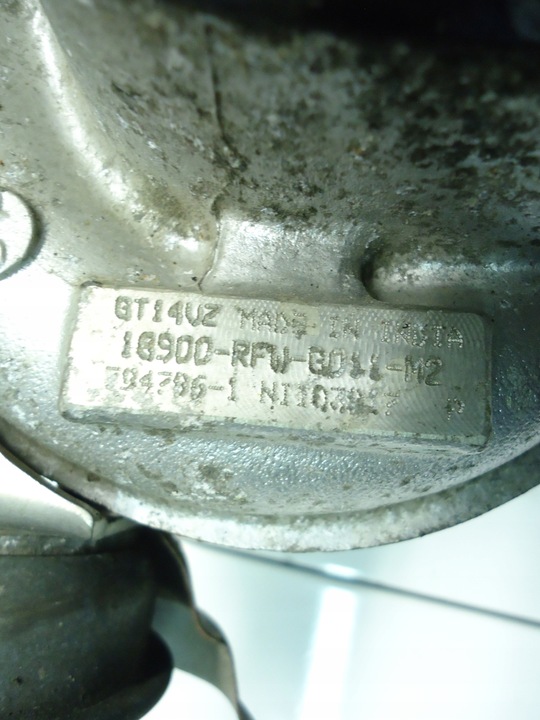 фото №7, Honda cr-v iii 2.2 i-dtec n22b3 турбонагнітач 18900-rfw-g011-m2