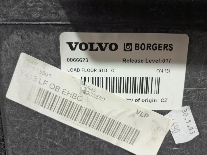 фото №5, Volvo xc60 i рестайлінг плита оббивка багажника 039813861