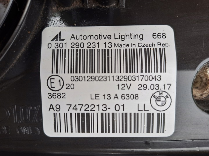 фото №7, Bmw 2 f45 повний led фара ліва права перед