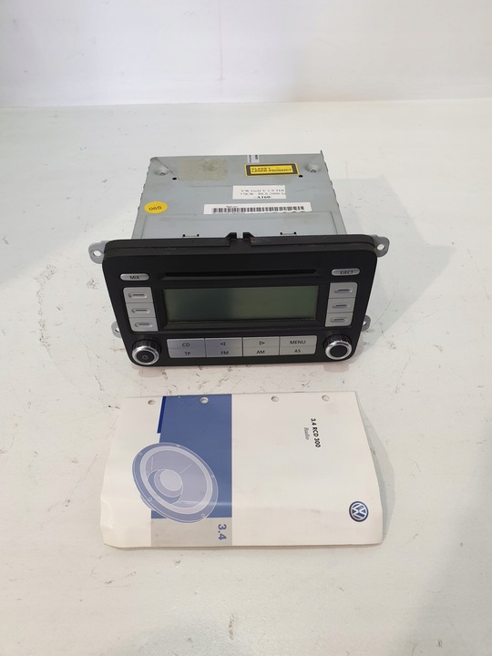 фото №1, Радіопрогравач mp3 rcd 300 1k0035186t golf v 1k 1.9tdi