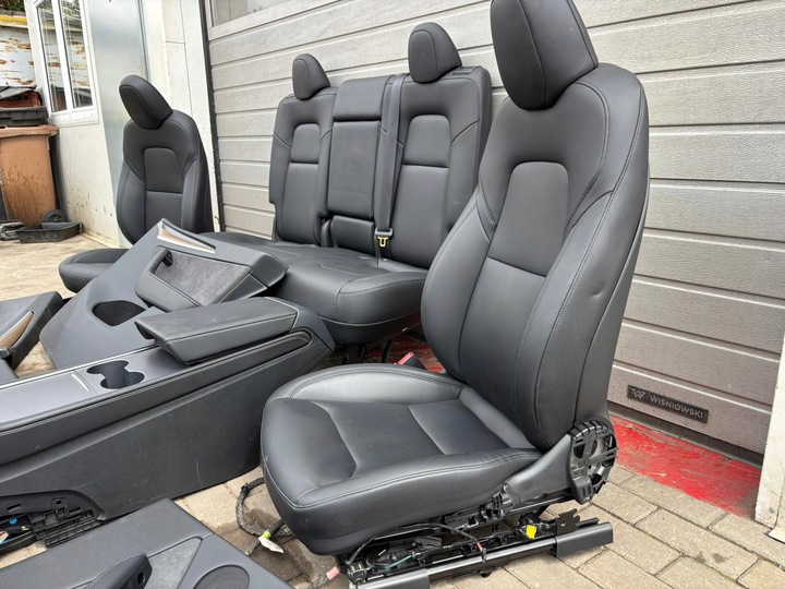 фото №6, Tesla модель y сидіння сидіння салон обшивки шкіра 2024r. eu.