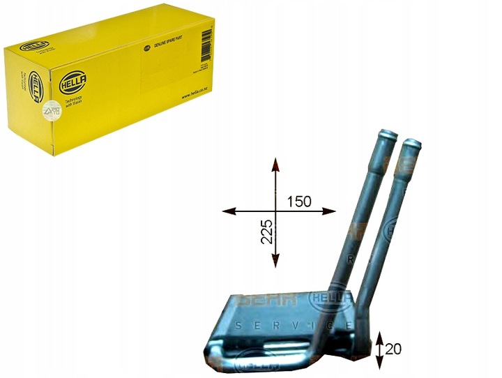 фото №1, Hella отопитель hella 971381g000 ka6166 35131568