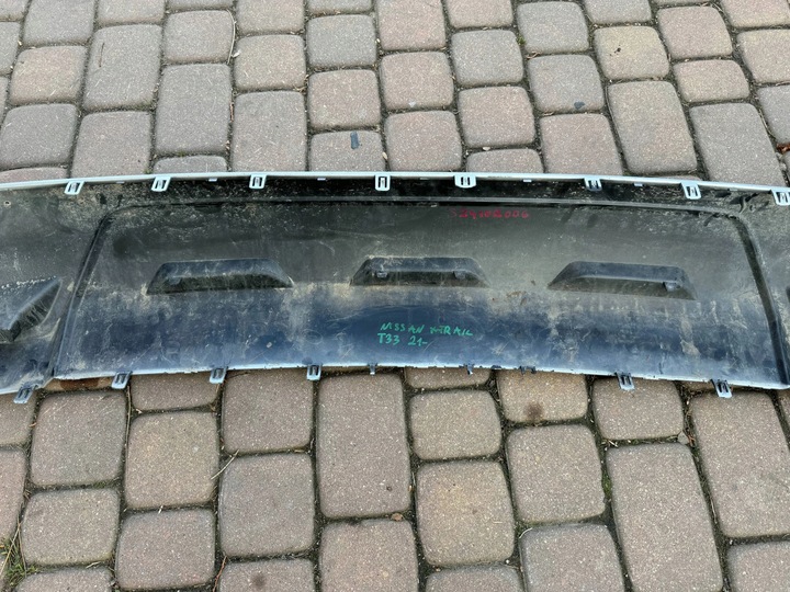 фото №8, Nissan xtrail x-trail t33 планка спойлер дифузор бампера зад задня