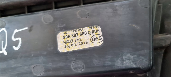 фото №14, Sq5 80a q5 решітка галоген pod радар права sline 80a807680q