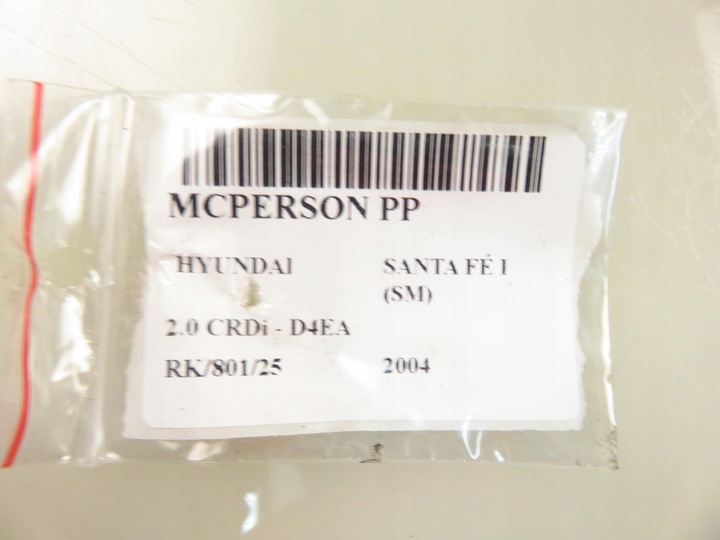 фото №9, Mcperson правые переднее hyundai santa fé i 2.0 crdi 614024jp