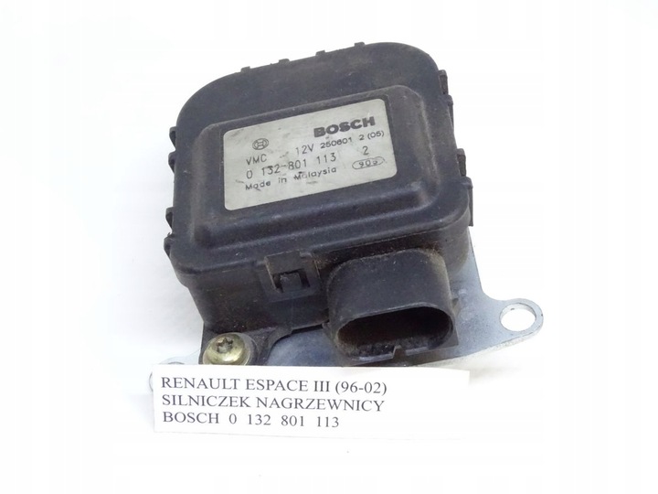 фото №5, Renault espace iii 96-02 моторчик нагревателя 0132801113