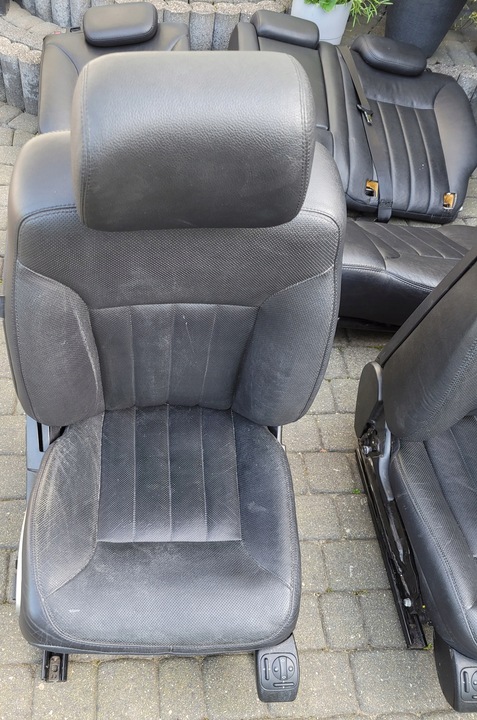 фото №9, Mercedes ml w164 сидіння лівий праві вентильовані пам'ять диван комплект