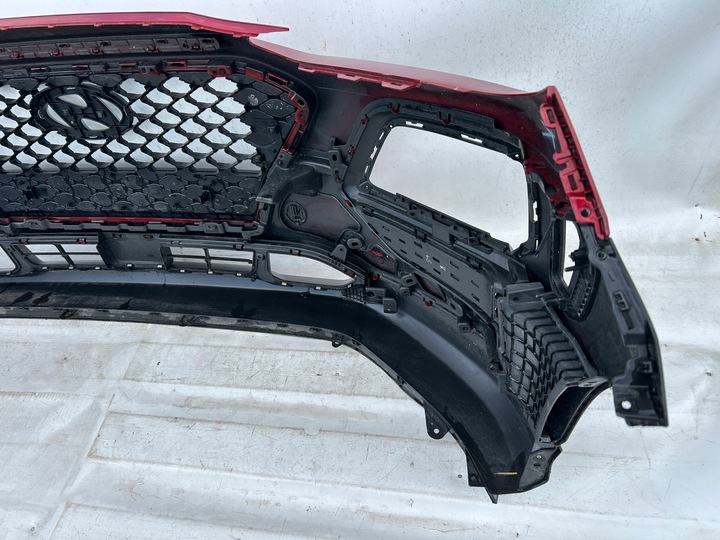 фото №15, Hyundai kona 17-20 бампер перед оригинал 86511-j9000 решётка радиатора