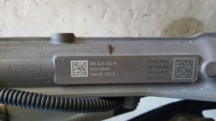 фото №12, Рулевое управление 1eb423052m + подрамник 1ea199315j vw id.3 id.4 skoda enyaq