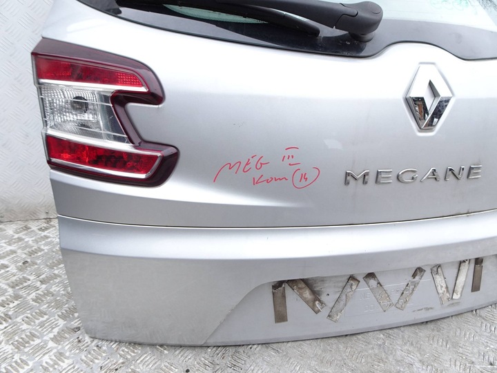 фото №8, Крышка зад kpl. renault megane iii универсал