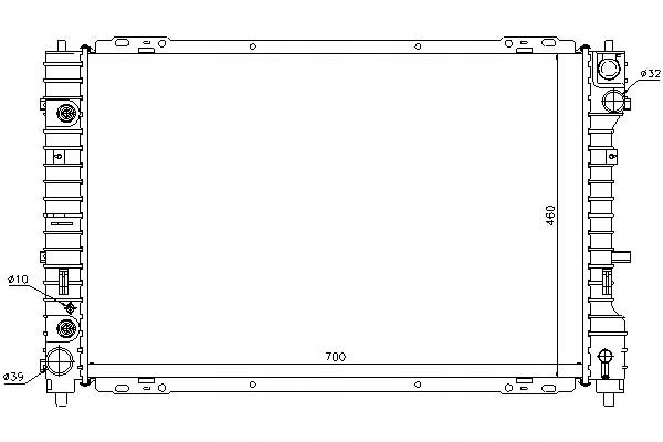 фото №11, Радіаторів двигуна ford maverick 02- 3.0 i v6 24v
