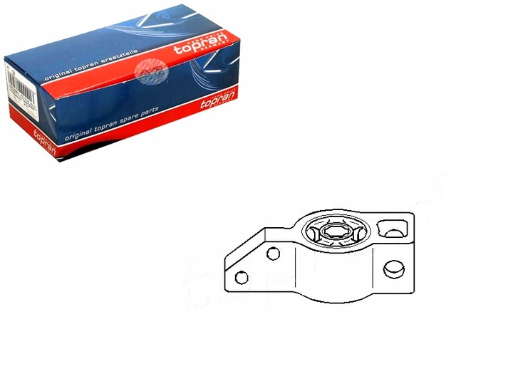 фото №1, Topran сайлентблок важеля перед зад audi a3