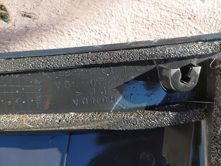 фото №7, Honda cr-v crv ii 2 2001-2006 панель під лобовим склом пластиковий європа 74220-s9a комплект