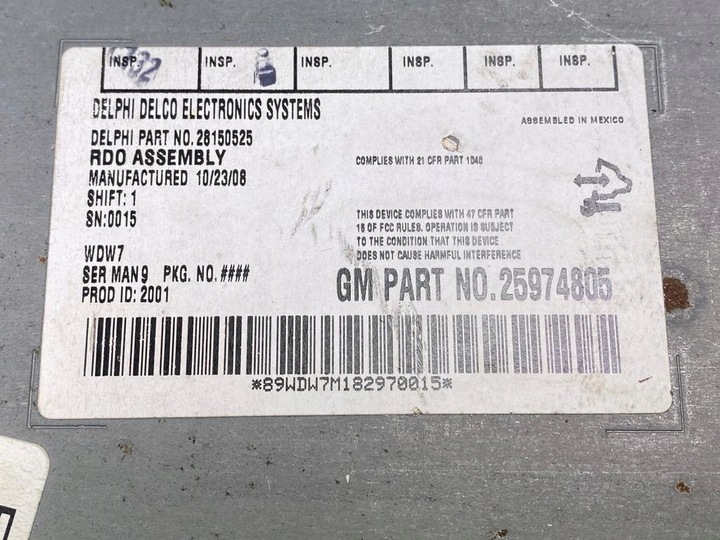 фото №8, Gmc acadia 09-12r радіо радіопрогравач cd оригінал oem