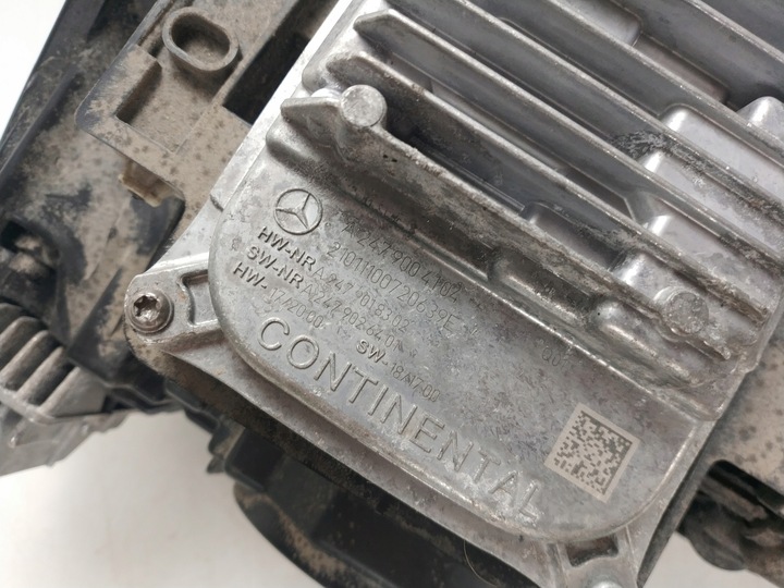 фото №6, Mercedes eqa eqb h243 w243 лампа led перед права