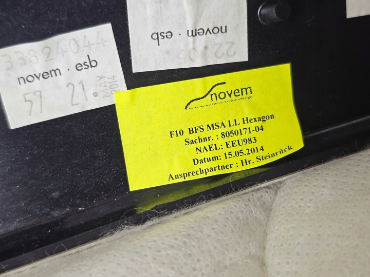 фото №10, Планка dekor захист консолі панелі bmw 5 f10 f11 alu карбон