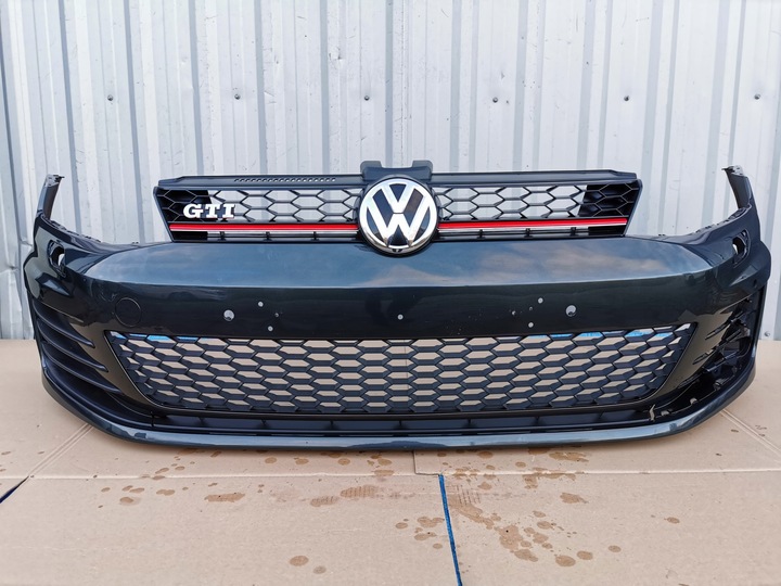 фото №10, Vw golf vii 5g0 gti 12-16 бампер перед переднє решітка радіатора b.ładny