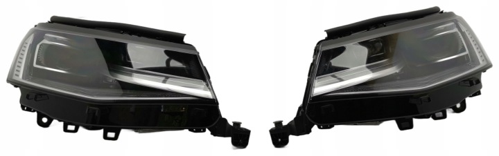 фото №14, Комплектний перед капот бампер повний led крило vw multivan t7 lb3z lc9x