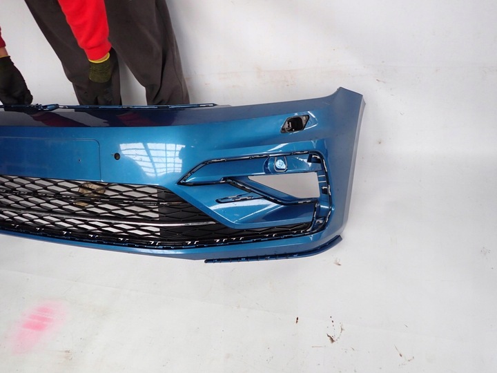 фото №8, Vw touran 5ta r-line 15- бампер перед переднє решітка 5ta807221m spr 4xpdc