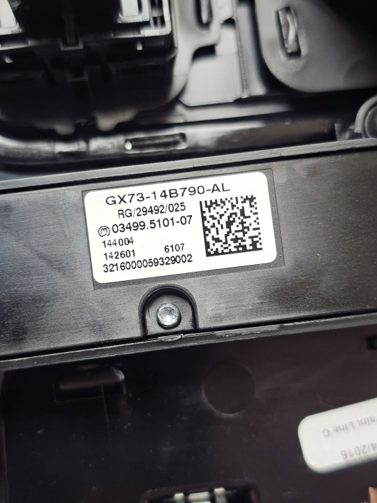 фото №9, Dekor тунель панель середній керування перемикач jaguar xe gx73-044e04-a