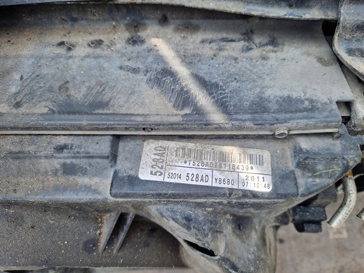 фото №12, Jeep grand cherokee iv wk2 10-13 3.0 crd pas переднє підсилювач радіатор
