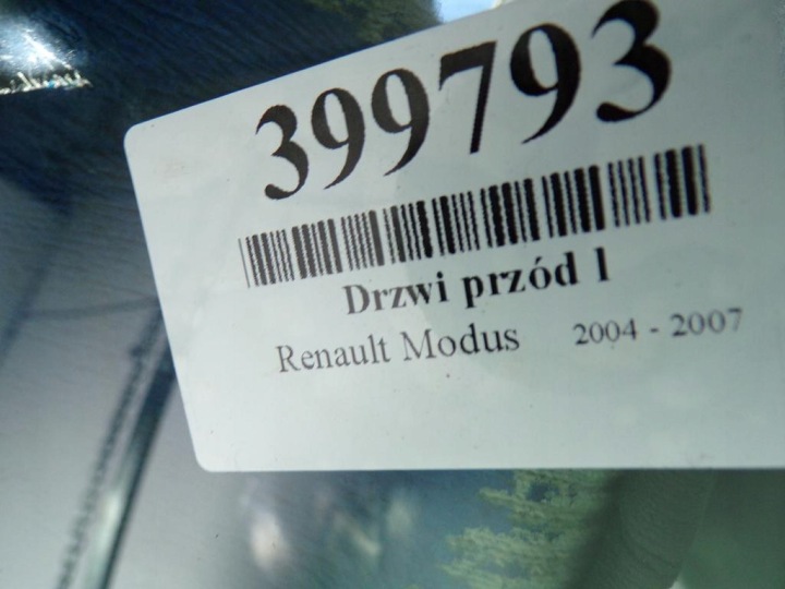 фото №12, Renault modus дверь передние левое nv676