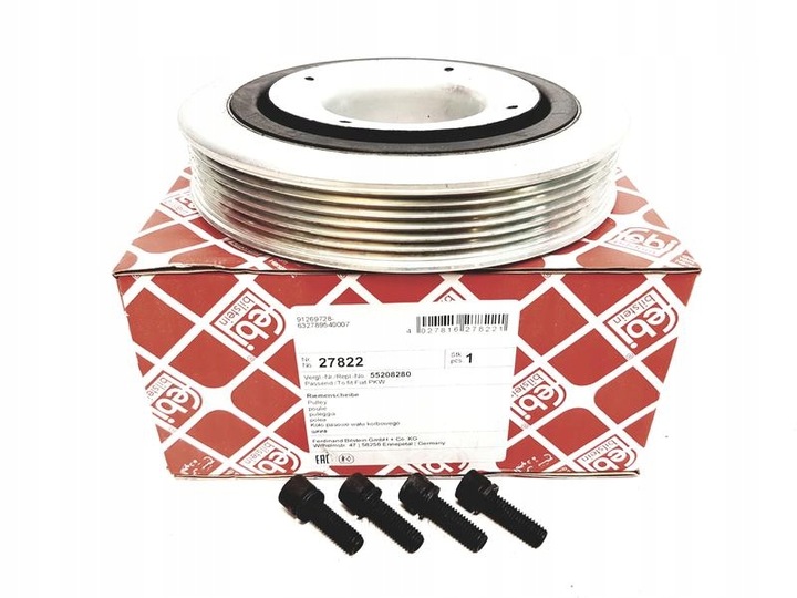 фото №2, Febi bilstein 27822 колесо ременное, wał коленчатый