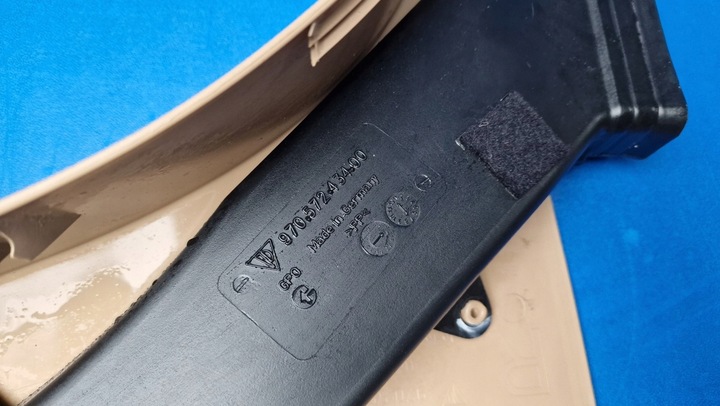 фото №11, Стійка b dół маскувальна накладка середня porsche panamera 970 luxor бежевий beż